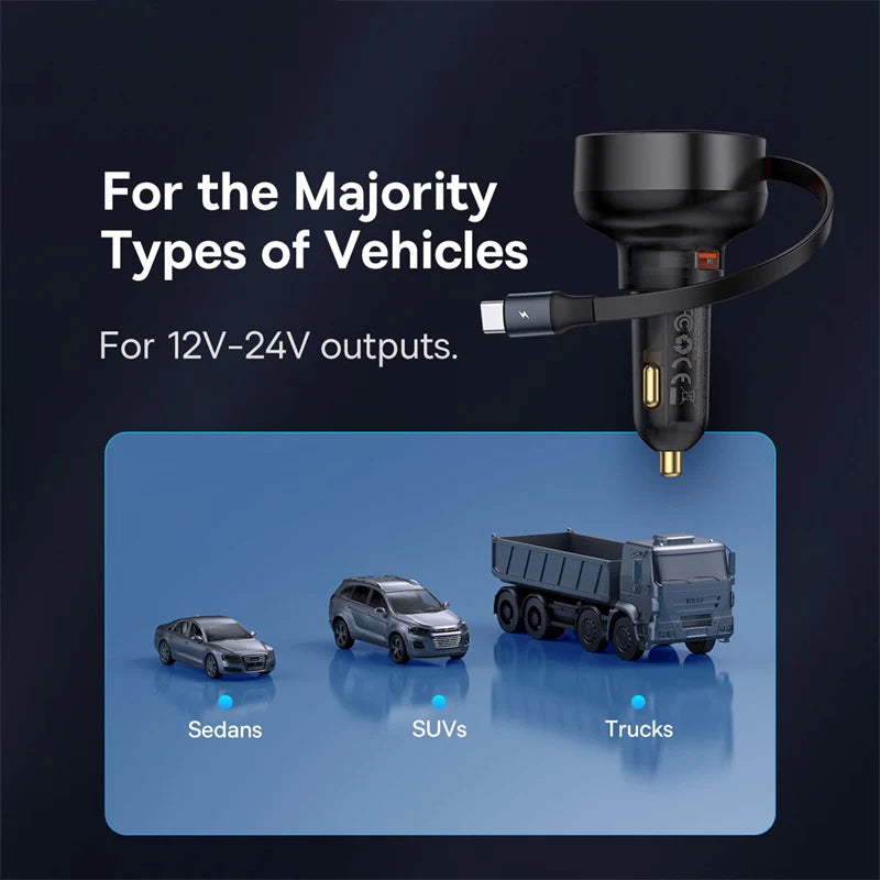 60W Autoladegerät 2 in 1